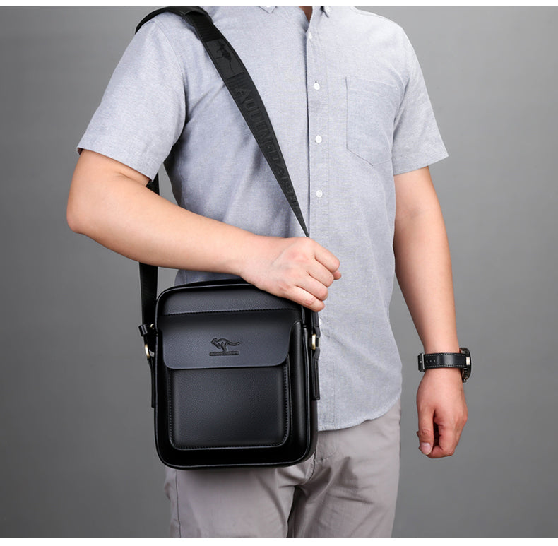 UrbanEdge Leather Sling Pack