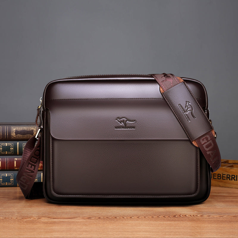 UrbanEdge Leather Sling Pack