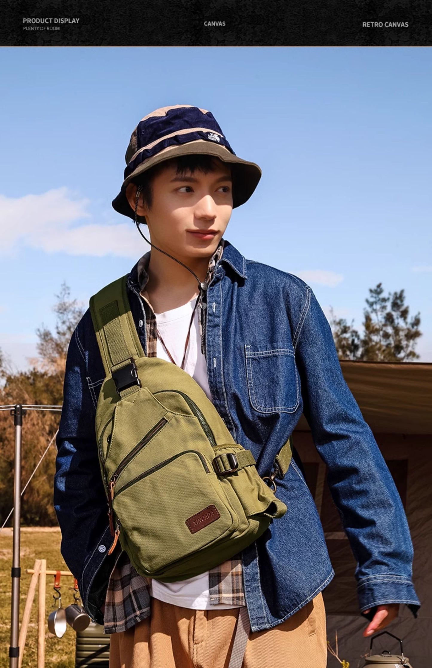 Canvas Urban Sling Bag