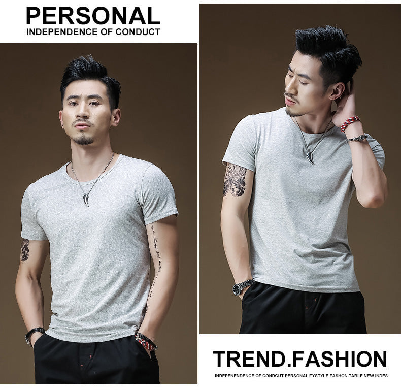 Modal Blend Youth Spring & Summer Crewneck T-Shirt
