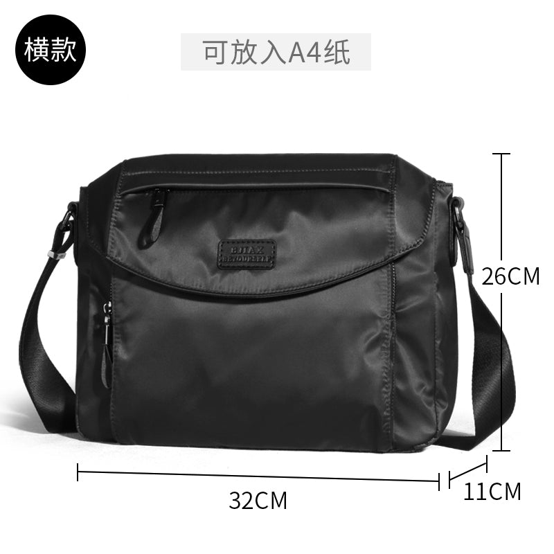 Canvas Grip Crossbody Bag