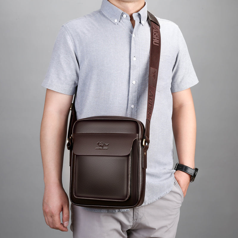 UrbanEdge Leather Sling Pack