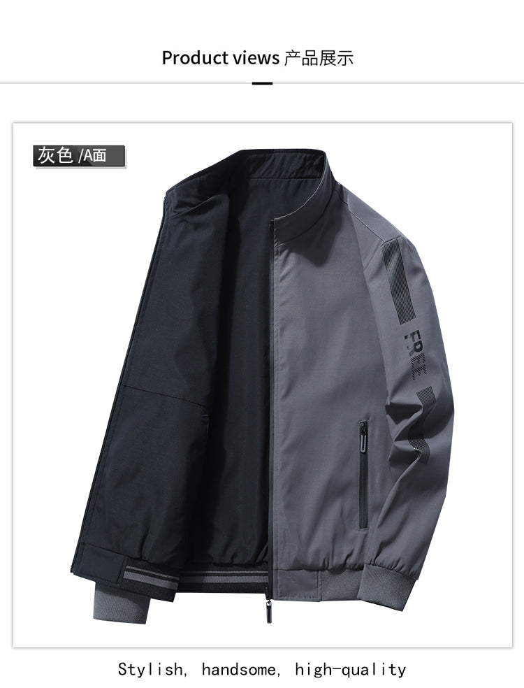 Men's Stand Collar Executive Leisure Jacket