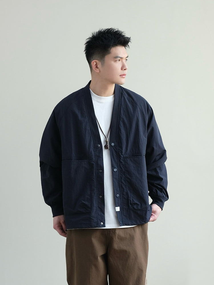 Trendy Axin V Neck Loose Outwear