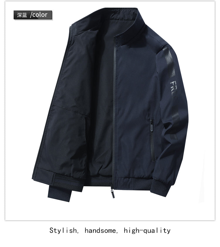 Men's Stand Collar Executive Leisure Jacket