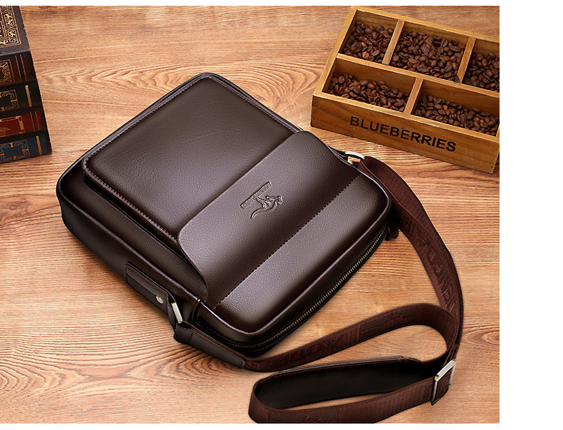UrbanEdge Leather Sling Pack