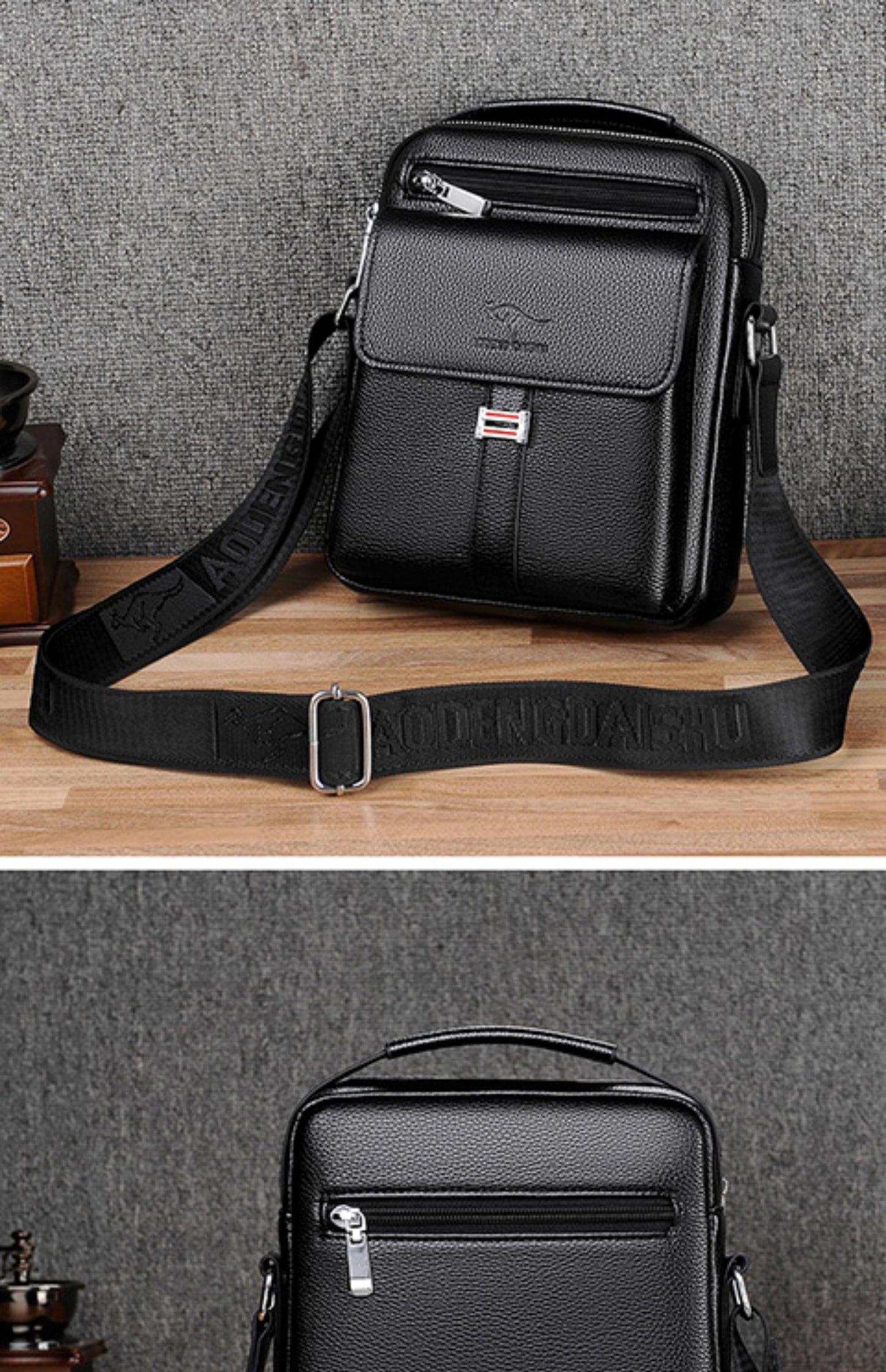 Legacy Leather Crossbody Briefcase