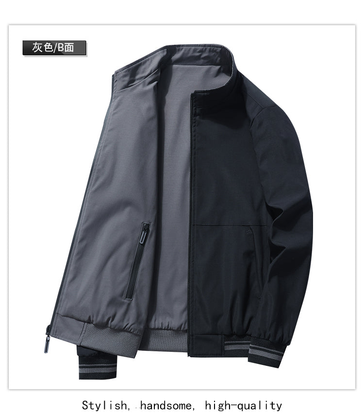Men's Stand Collar Executive Leisure Jacket
