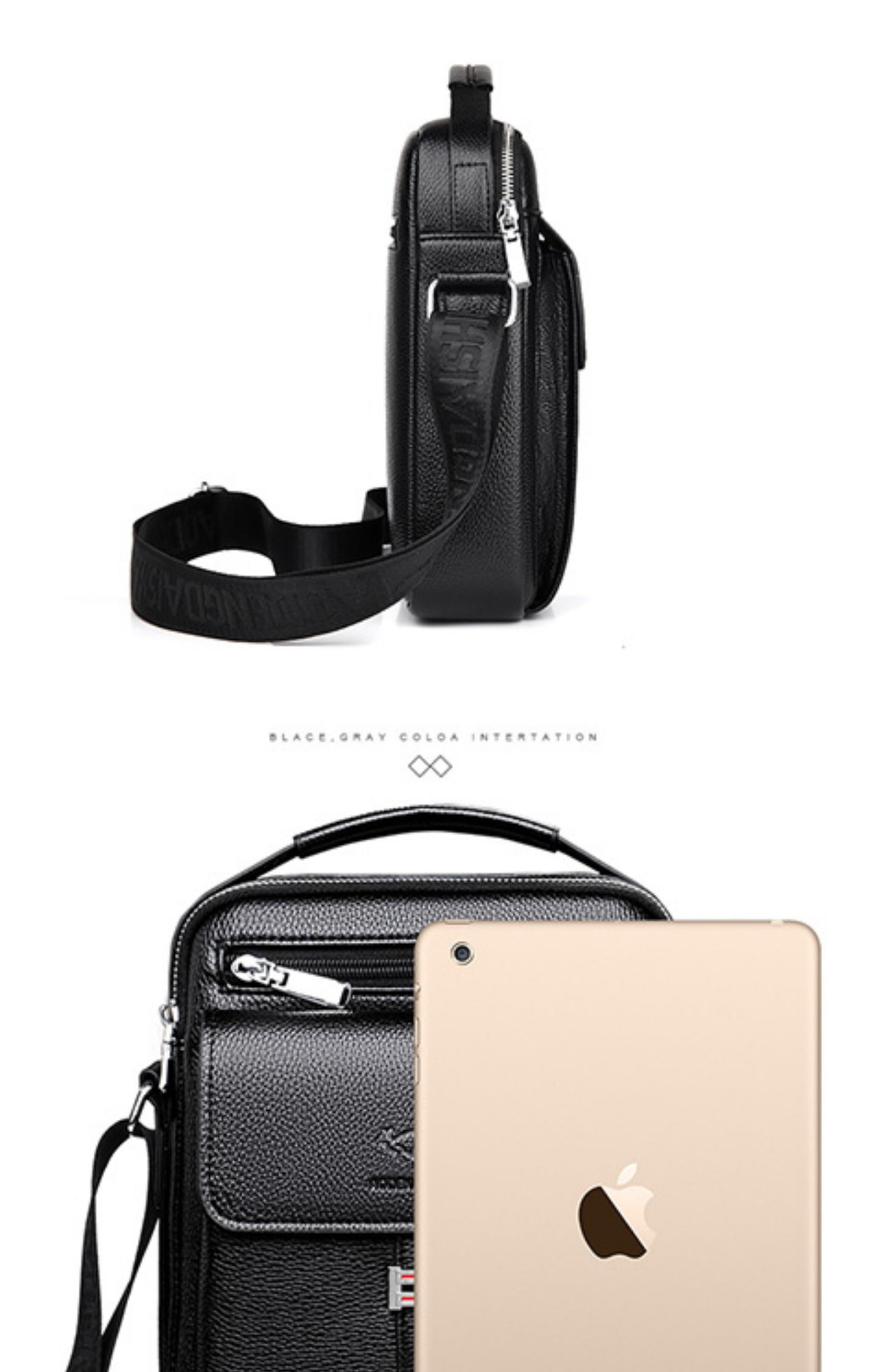 Legacy Leather Crossbody Briefcase
