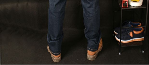 Plus-Size High Waist Denim Pants