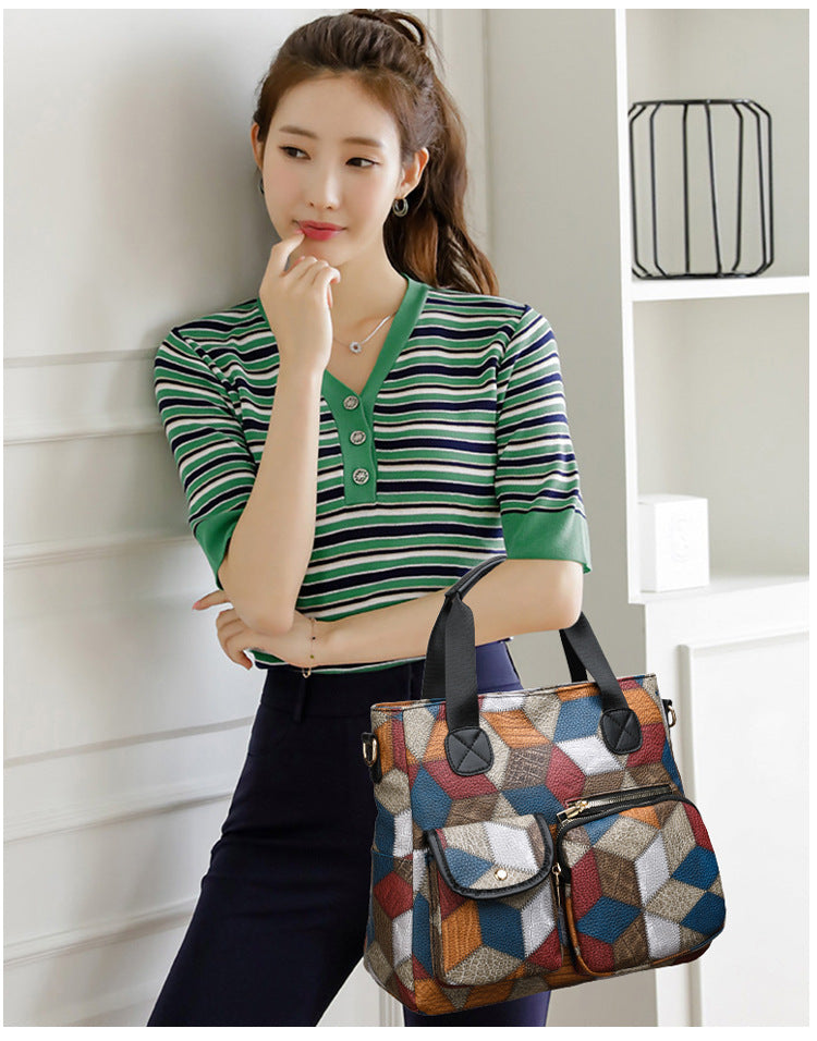 Vintage Leather Shoulder Handbag