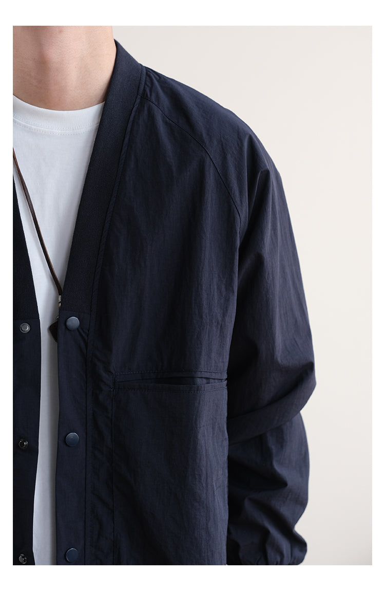 Trendy Axin V Neck Loose Outwear