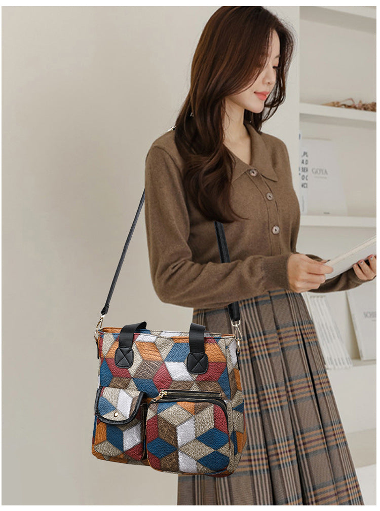 Vintage Leather Shoulder Handbag
