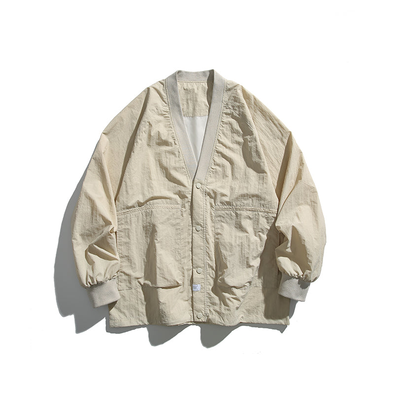 Trendy Axin V Neck Loose Outwear