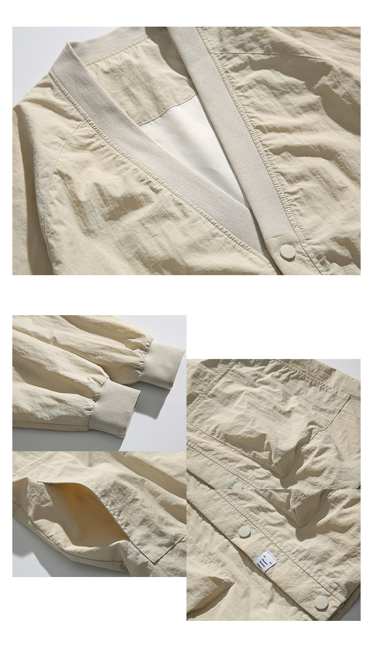 Trendy Axin V Neck Loose Outwear