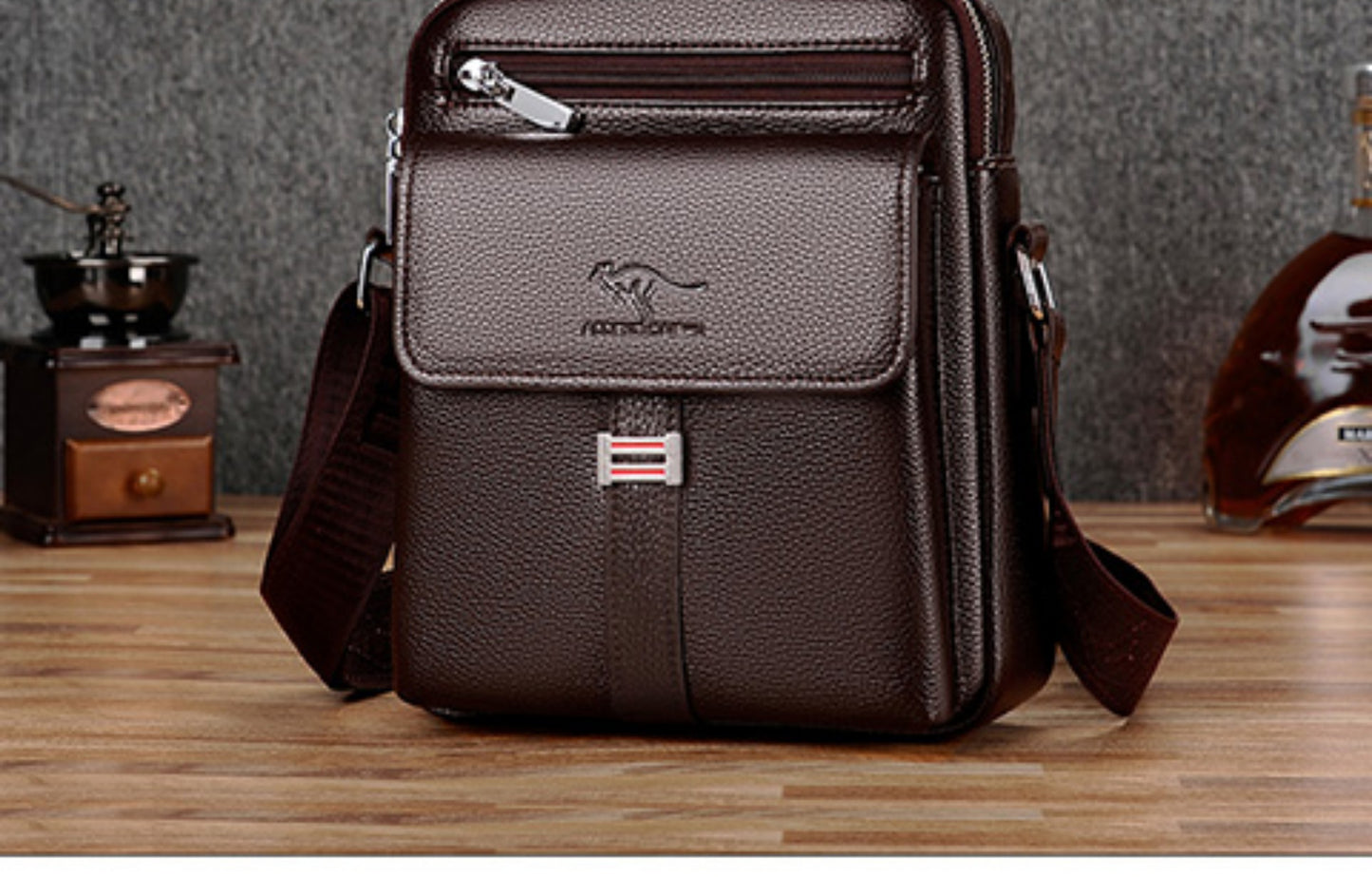 Legacy Leather Crossbody Briefcase