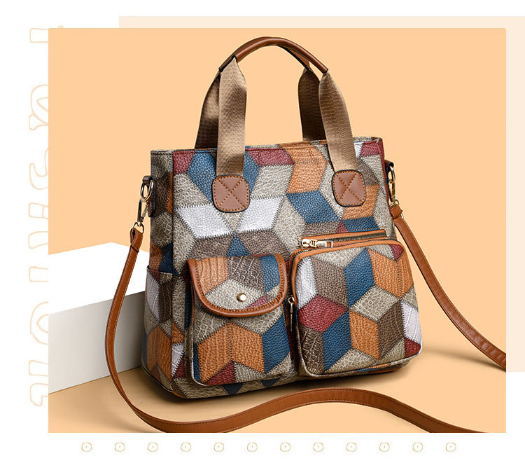 Vintage Leather Shoulder Handbag