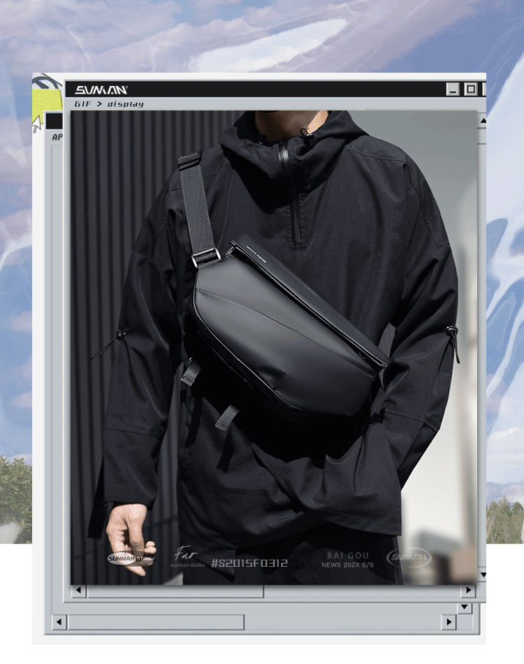 RideFlex Crossbody Gear Bag