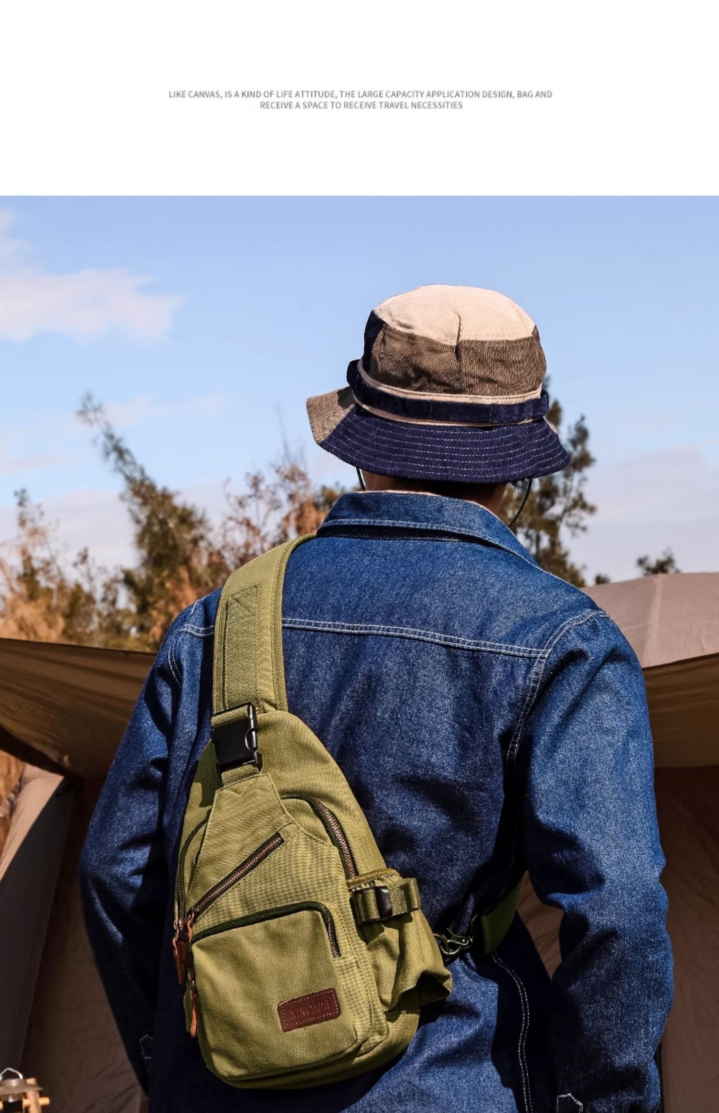 Canvas Urban Sling Bag