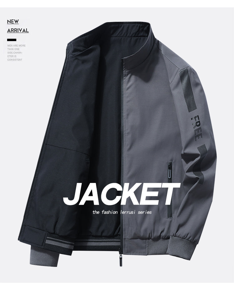Men's Stand Collar Executive Leisure Jacket