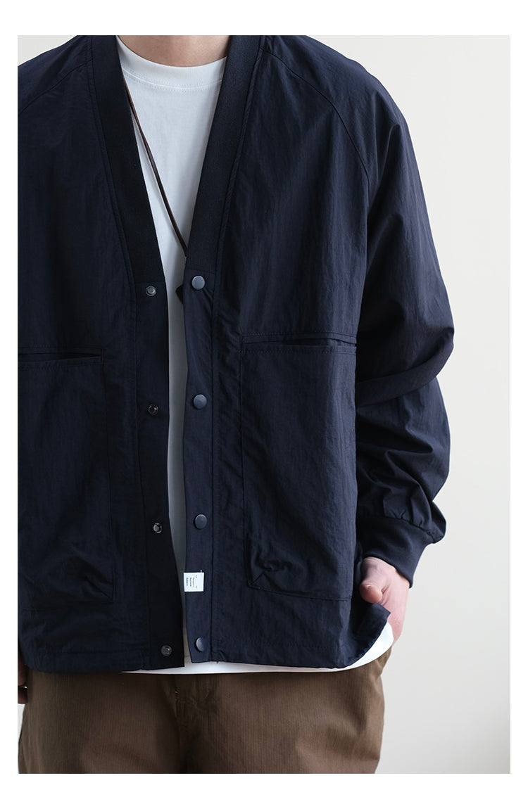 Trendy Axin V Neck Loose Outwear