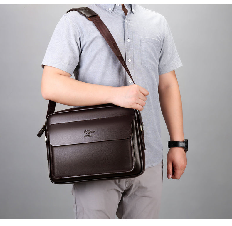 UrbanEdge Leather Sling Pack