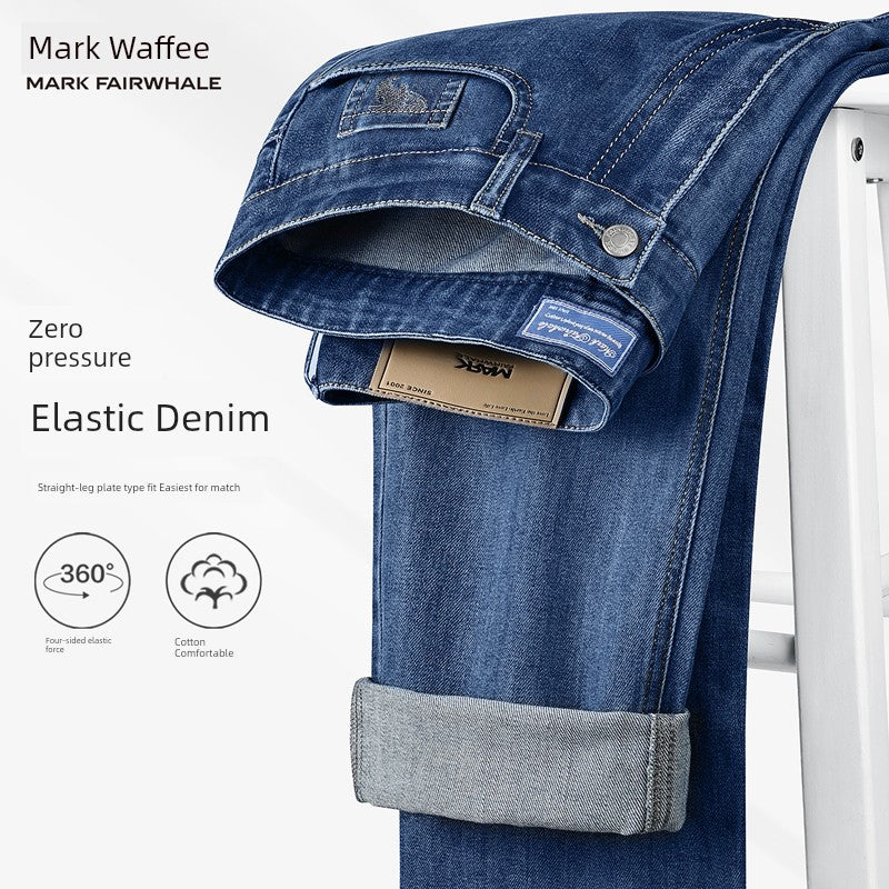 Youth Embroidered Denim Trousers