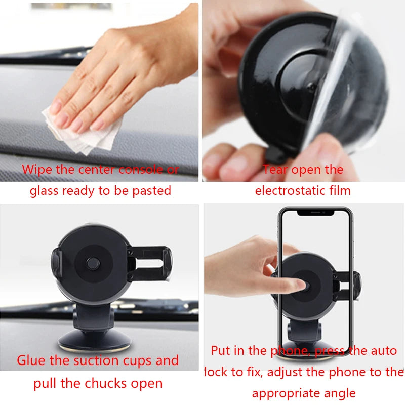 Gravity Grip Suction Car Mount