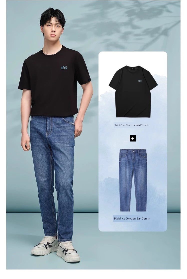 HLA Cool Ice Denim Pants