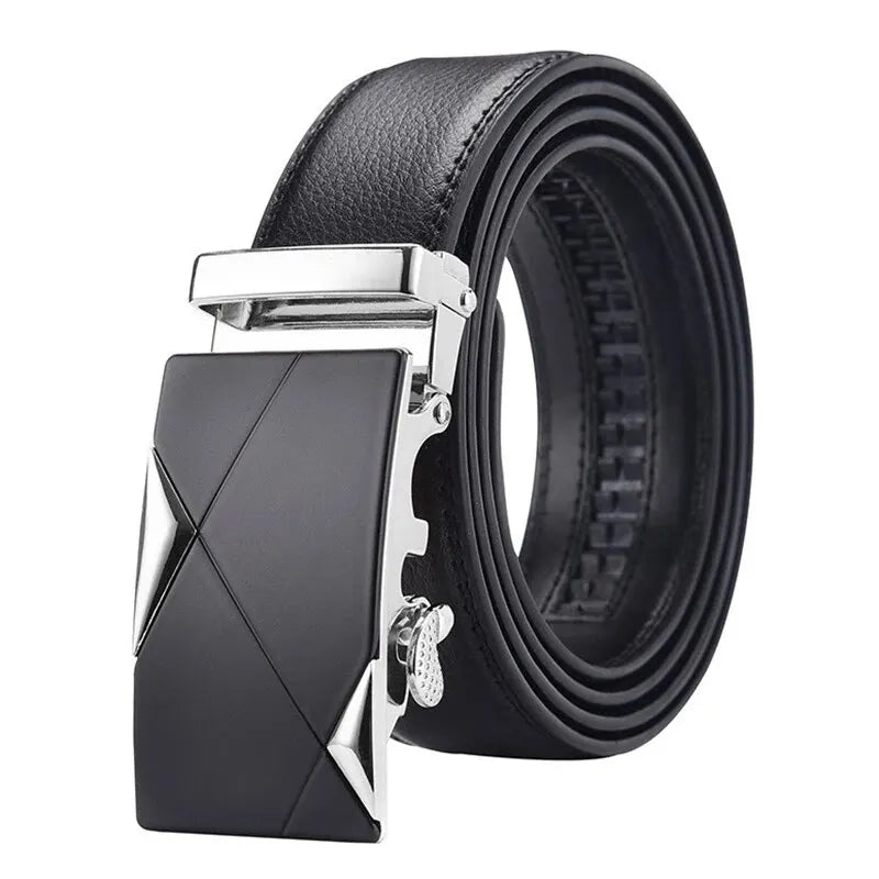Luxury PU Leather Men's Belt