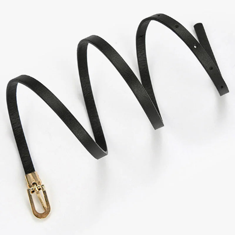 Candy Color Thin Waist Belt