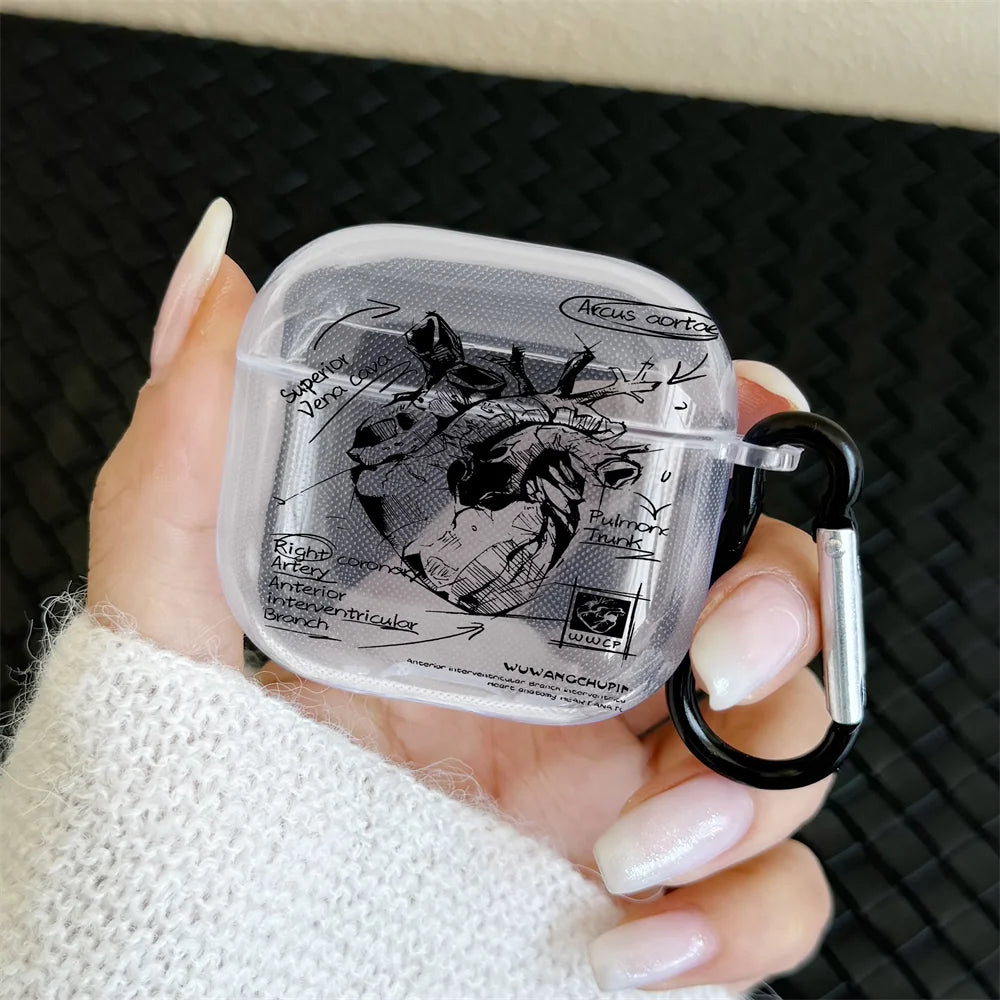 Stylish Alphabet Silicone Case for AirPods.