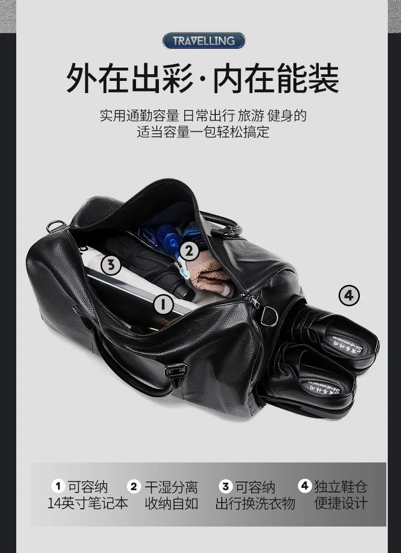 Heritage Leather Travel Duffle