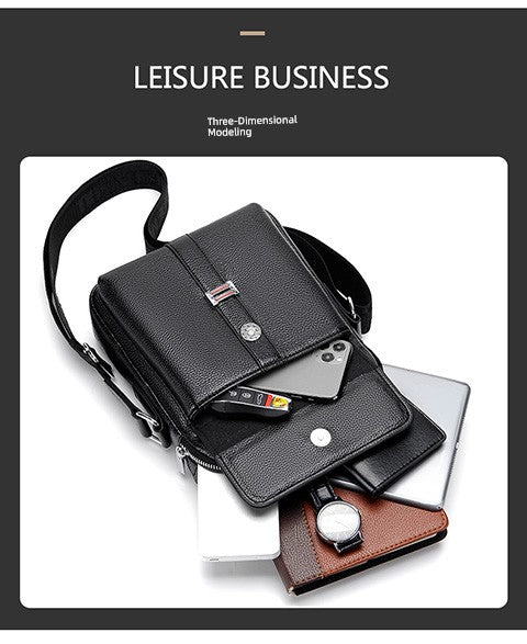 Legacy Leather Crossbody Briefcase