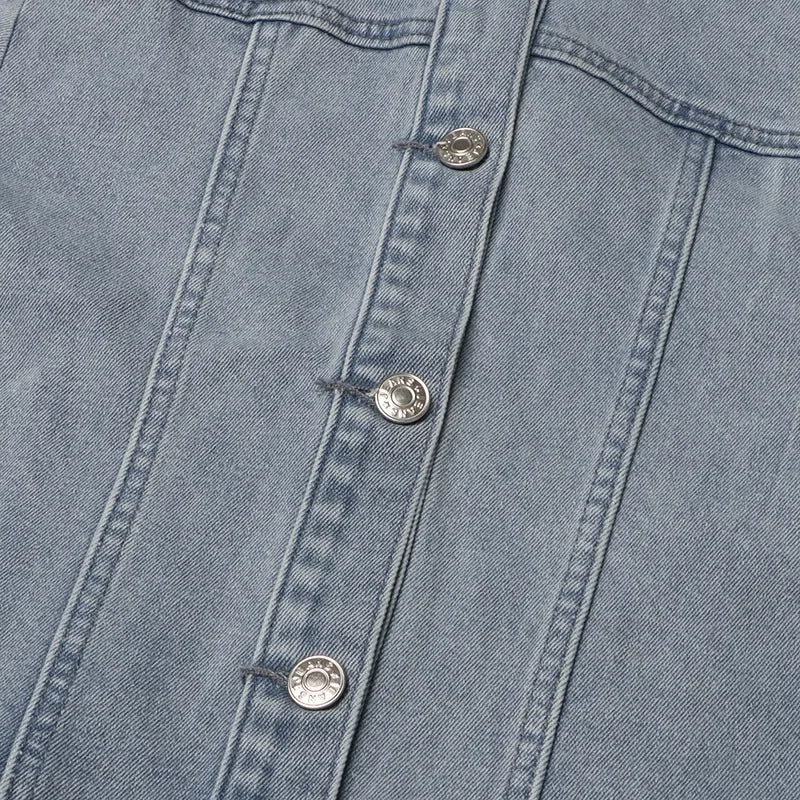 Chic Plus-Size Denim Jacket