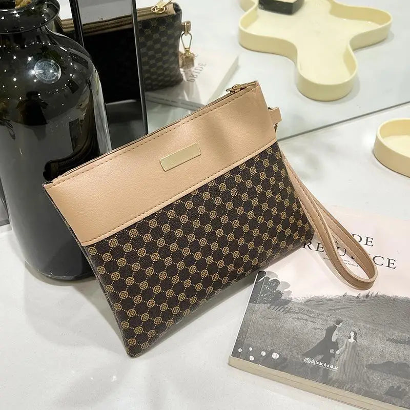 Women's Retro Print Clutch Wallet