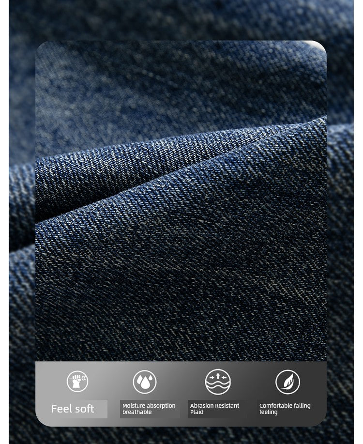 Kuvine Fleece-Lined Thick Jeans