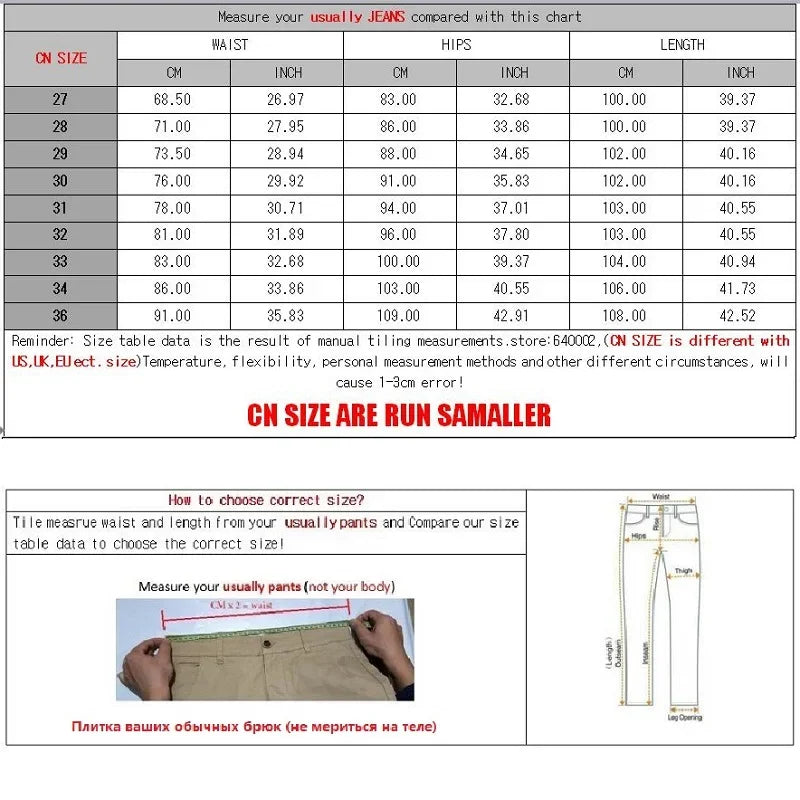 2024 Korean Style Slim Fit Jeans