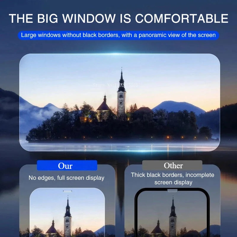 4PCS 9D Tempered Glass Screen Protector