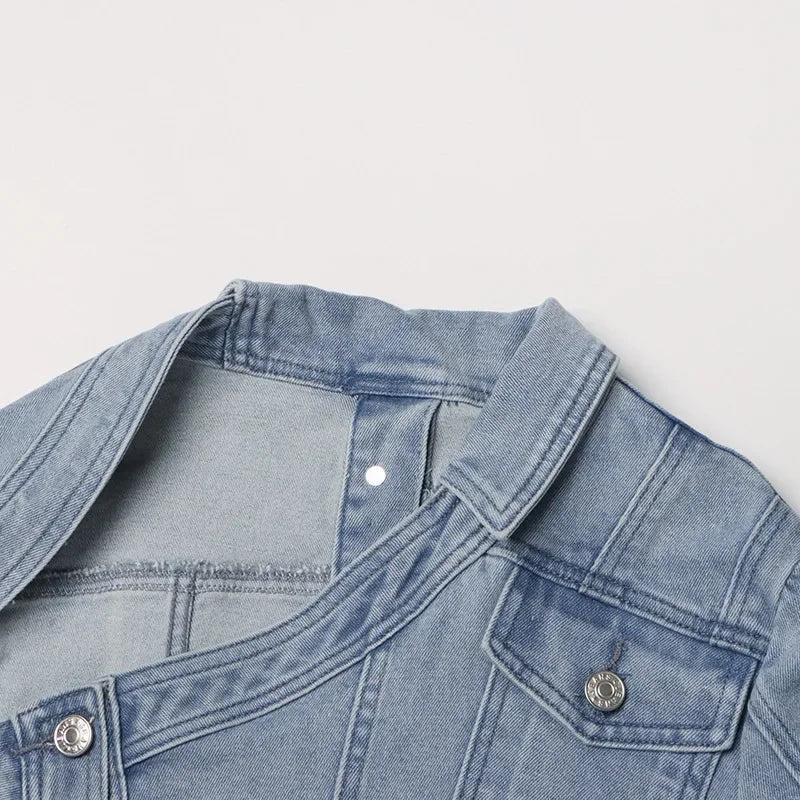 Chic Plus-Size Denim Jacket