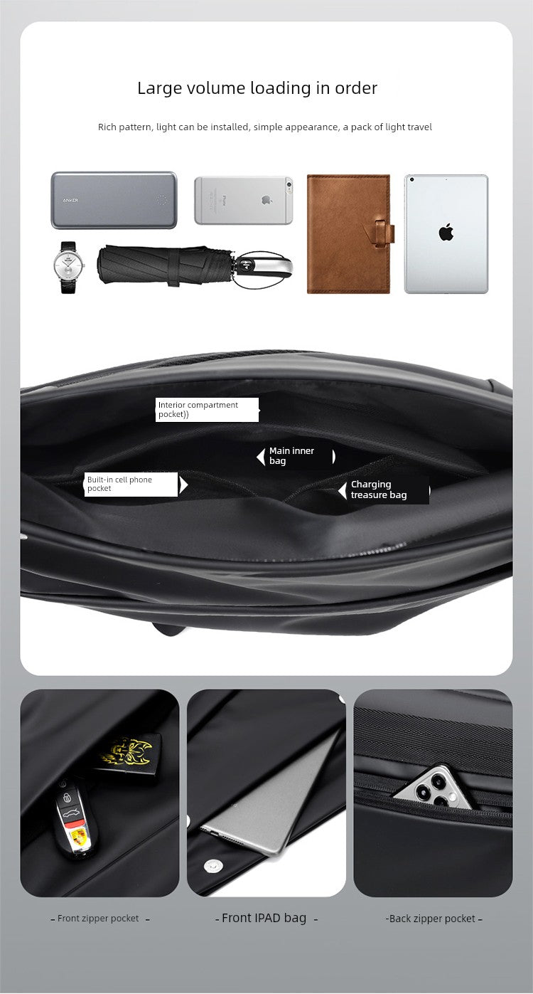 RideFlex Crossbody Gear Bag
