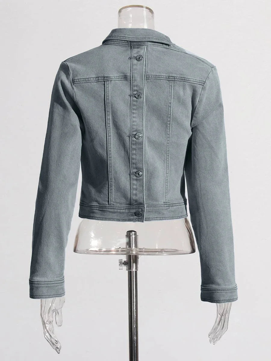 Chic Plus-Size Denim Jacket