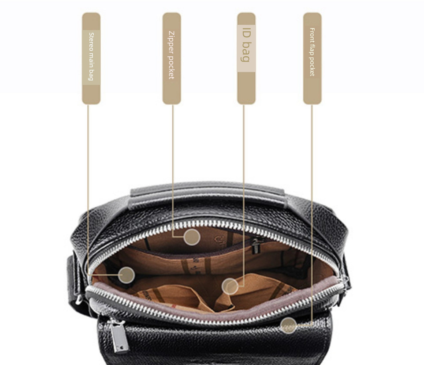 Legacy Leather Crossbody Briefcase