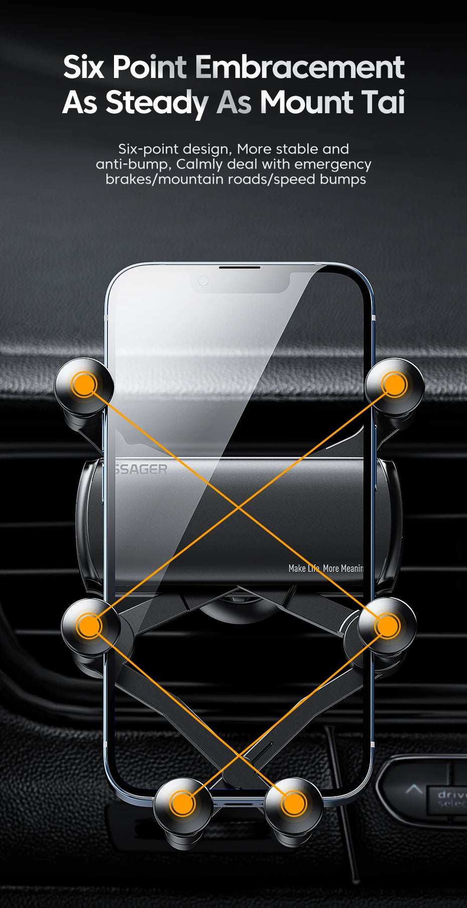 Essager Gravity Car Phone Holder