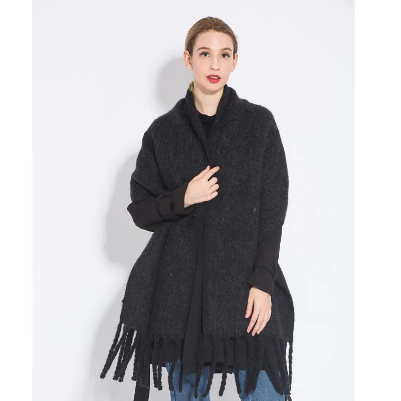 Luxury Cashmere Tassel Shawl