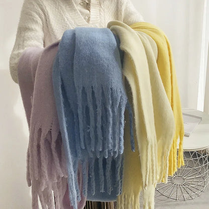 Luxury Cashmere Tassel Shawl