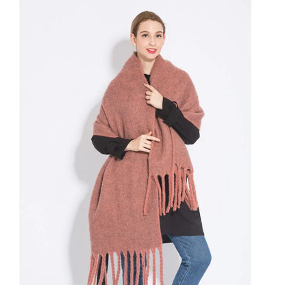 Luxury Cashmere Tassel Shawl