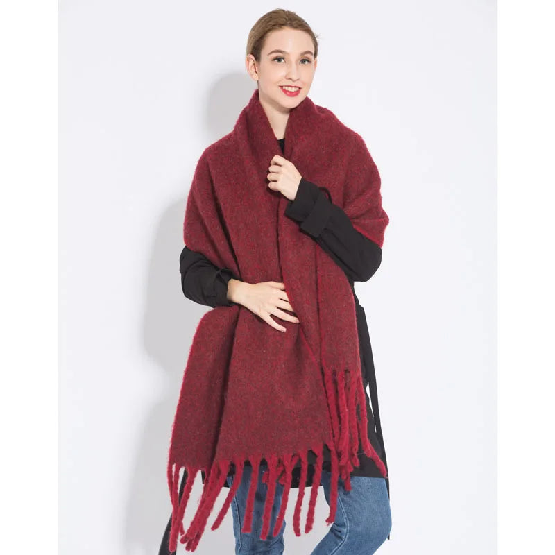 Luxury Cashmere Tassel Shawl