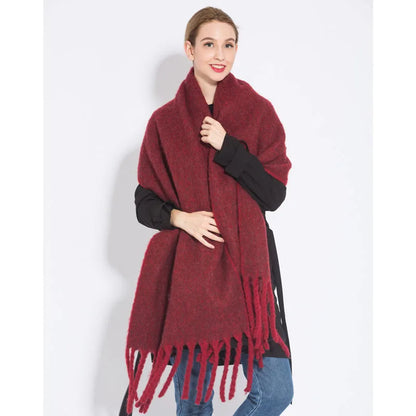 Luxury Cashmere Tassel Shawl