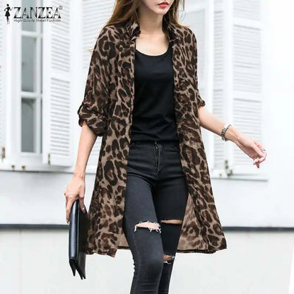 Leopard Print Summer Kimono